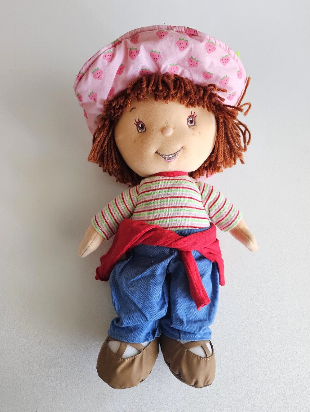 Vintage 2003 Strawberry Shortcake Singing Talking Plush Doll 16” Toy